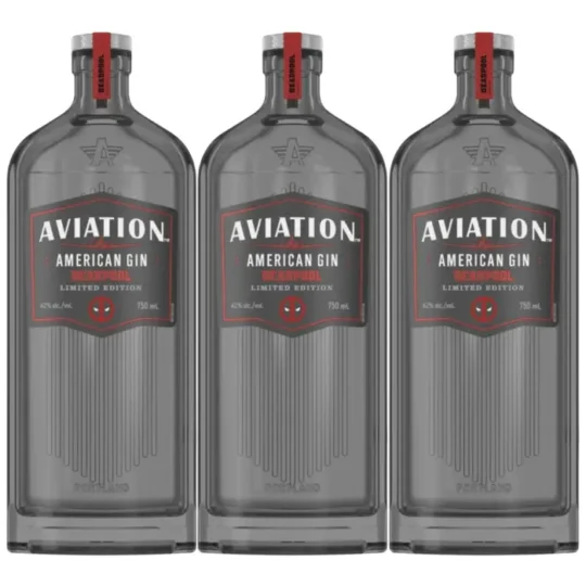 Aviation Gin Deadpool Edition 3-Pack