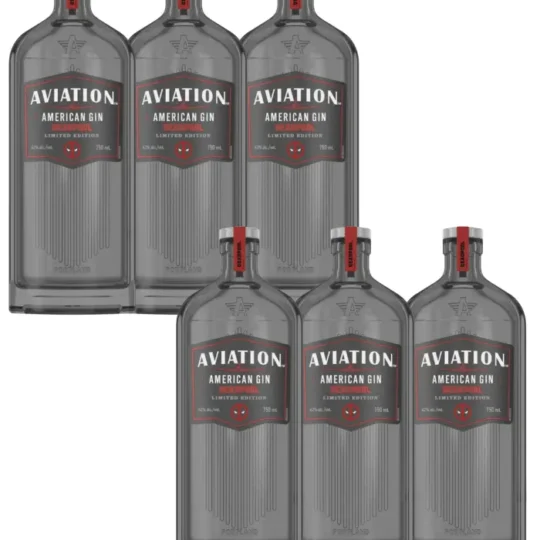 Aviation Gin Deadpool Edition 6-Pack