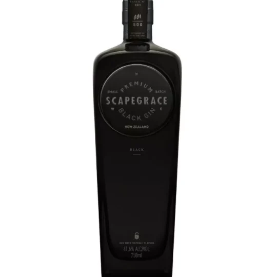 Scapegrace Premium Black Small Batch Gin 750mL