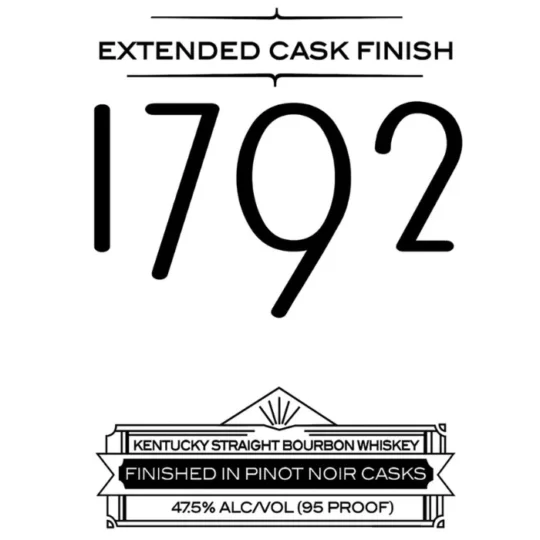 1792 Extended Cask Finish Pinot Noir Casks Bourbon 750mL
