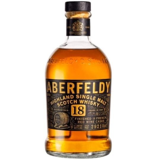 Aberfeldy 18 Year Old Finished in French Red Wine Casks 750mL