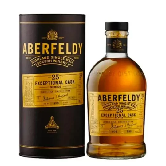 Aberfeldy 25 Year Limited Edition Exceptional Cask Series Scotch Whiskey 750mL