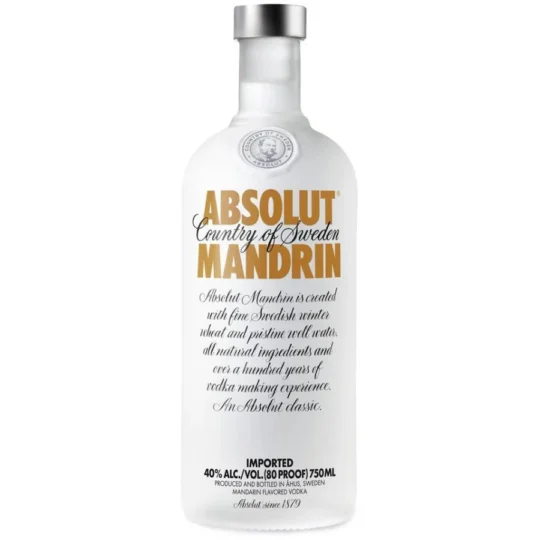 Absolut Mandrin Vodka 750mL