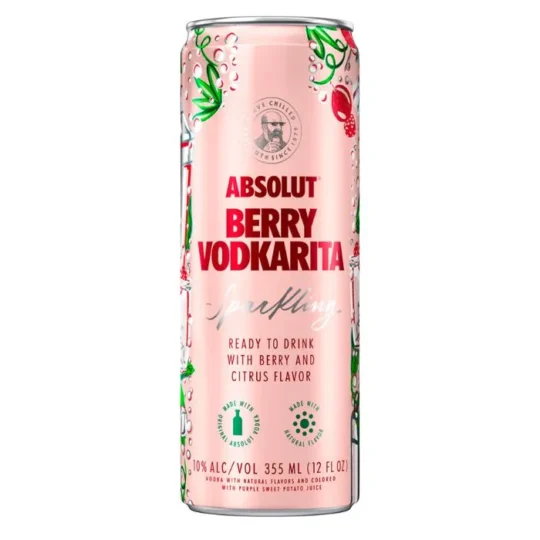 Absolut Ready To Drink Berry Vodkarita 4 Pack Cans