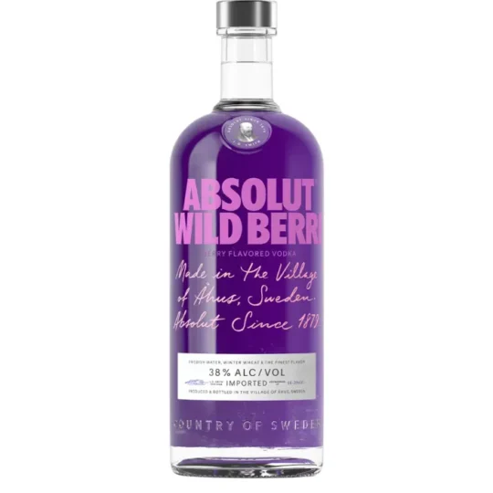 Absolut Wild Berri Vodka 750mL