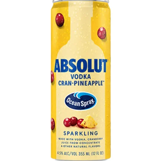 Absolut x Ocean Spray Vodka Cran Pineapple 4-Pack