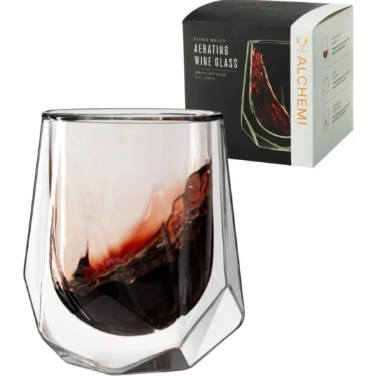 Alchemi Aerating Wine Tasting Glass by Viski®
