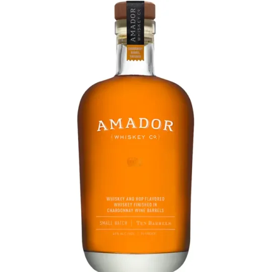 Amador Whisey Co Chardonnay Barrel Finish Hop Whiskey 750mL