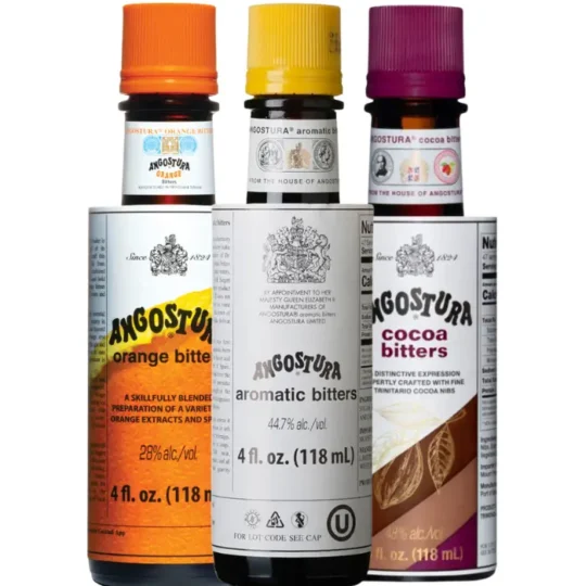 Angostura Orange, Aromatic & Cocoa Bitters Bundle 3 x 4oz