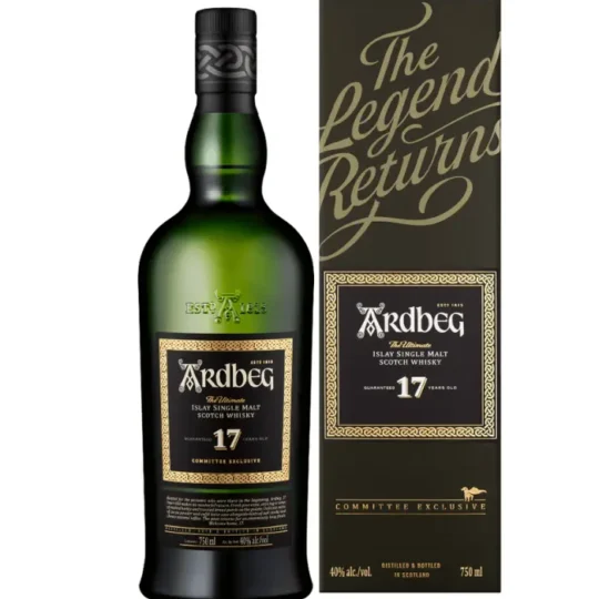 Ardbeg 17 Year Old Committee Exclusive Islay Single Malt Scotch Whisky 750mL