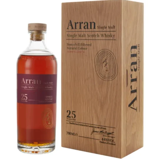 Arran 25 Year Old Single Malt Scotch Whisky 700mL