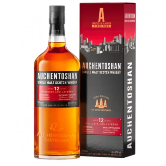 Auchentoshan 12 Year Old Single Malt Scotch Whisky 750mL