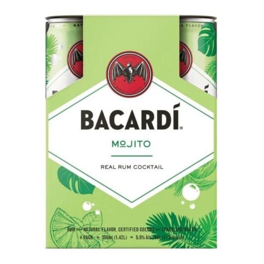 Bacardi Ready To Drink Mojito 4 Pack Cans