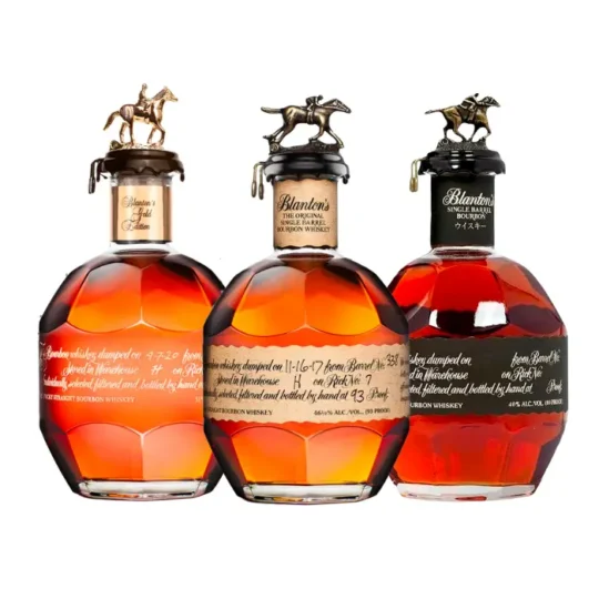 Blanton's Gold & Single Barrel & Black Edition Bourbon Bundle
