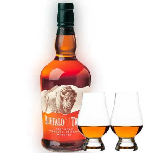 Buffalo Trace Bourbon & Glencairn Set Bundle