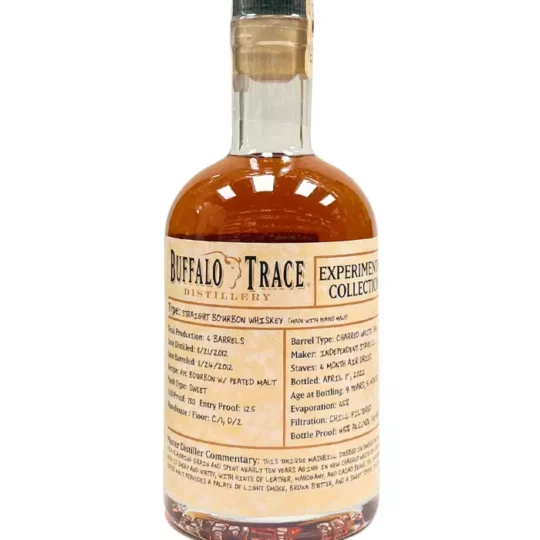 Buffalo Trace Experimental Collection 'Straight Bourbon Whiskey (Made with Peated Malt)'