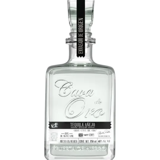 Cava De Oro Tequila Anejo Cristalino 750mL