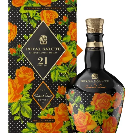 Chivas Royal Salute 21 Year Orange Roses Richard Quinn Edition II