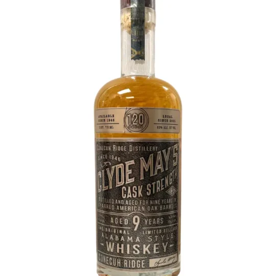 Clyde May's 9 Year Cask Strength Alabama Whiskey 120 Proof
