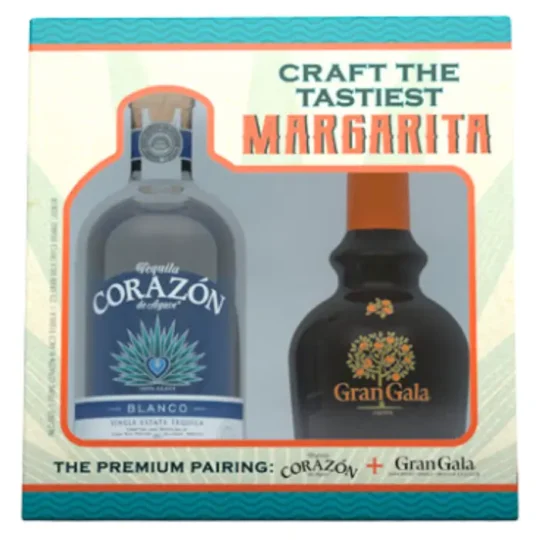 Corazon Blanco Tequila and Gran Gala Liqueur Gift Set