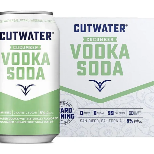 Cutwater Cucumber Vodka Soda 4 Pack