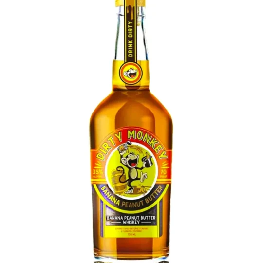Dirty Monkey Banana Peanut Butter Whiskey 750mL