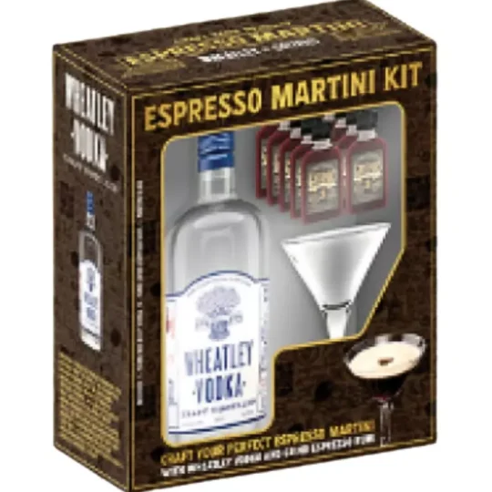 Espresso Martini Kit Featuring Wheatley Vodka and Grind Espresso Rum