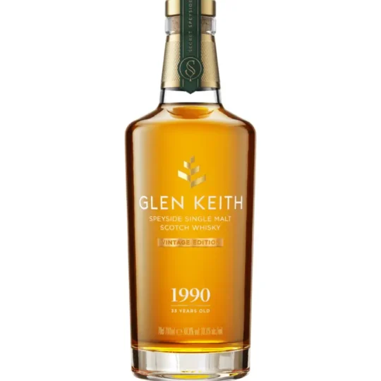 Glen Keith 1990 Vintage 33 Year Old Single Malt Scotch Whisky