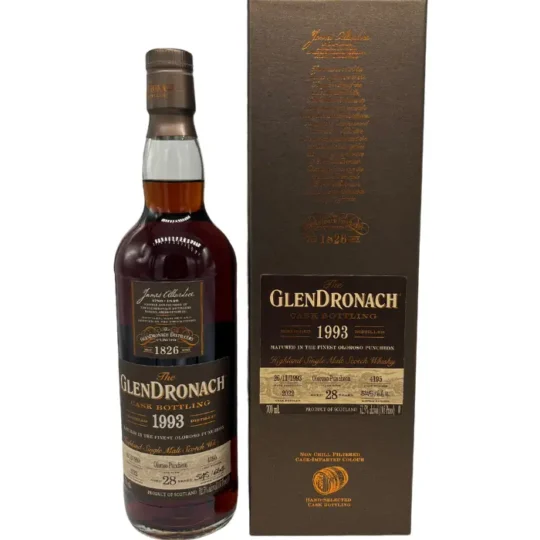 GlenDronach 1993 Cask #4195 28 Year Old Oloroso Puncheon Cask 700mL