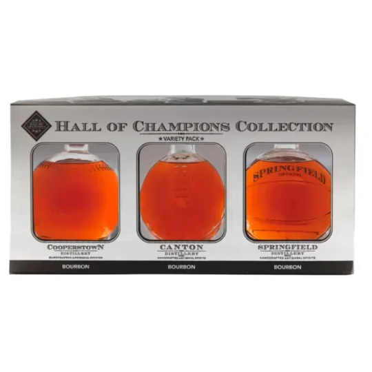 Hall of Champions Variety Pack Bourbon Decanters 3 - 750mL