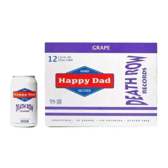 Happy Dad Death Row Records Grape Hard Seltzer 12-Pack