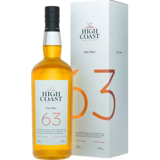 High Coast 63 Swedish Single Malt Whisky 750mL