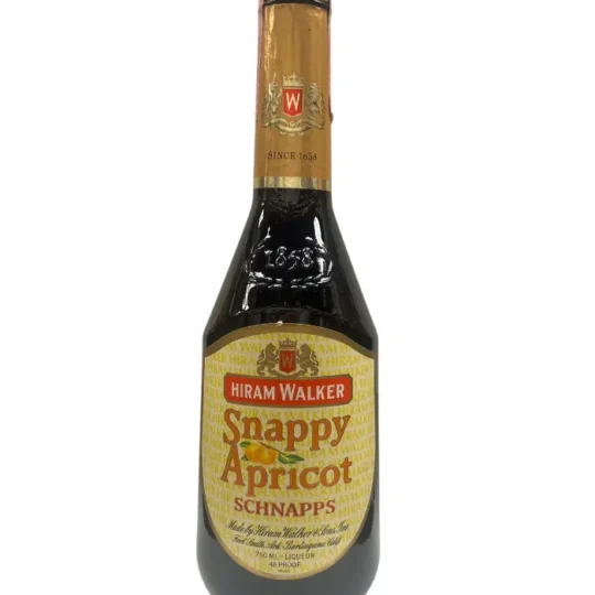 Hiram Walker Snappy Apricot Schnapps 750mL