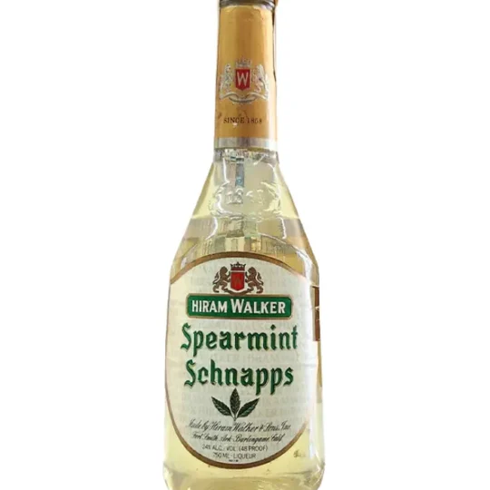 Hiram Walker Spearmint Schnapps 750mL