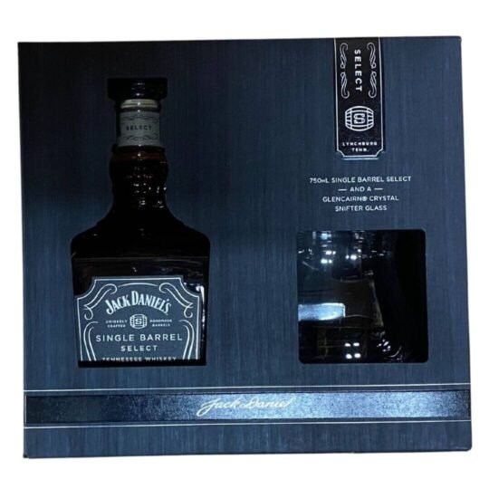 Jack Daniel's Single Barrel Select Tennessee Whiskey Gift Set w/ Snifter Glass