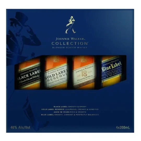 Johnnie Walker Collection Blended Scotch Whisky Gift Set