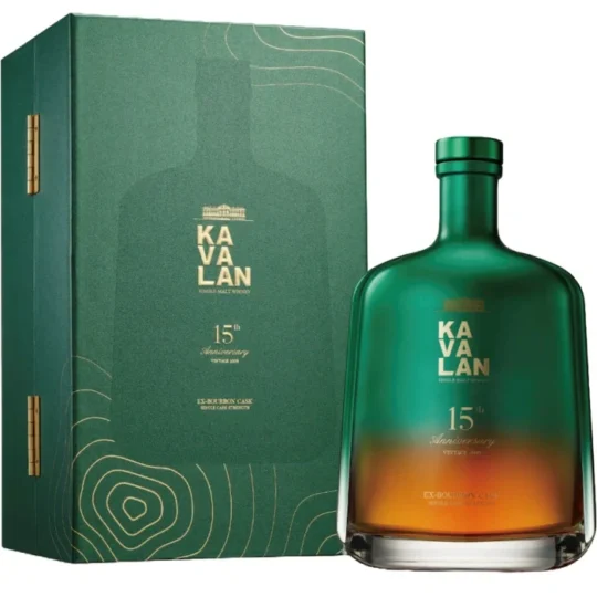 Kavalan 15th Anniversary Ex-Bourbon Cask Single Malt Whisky