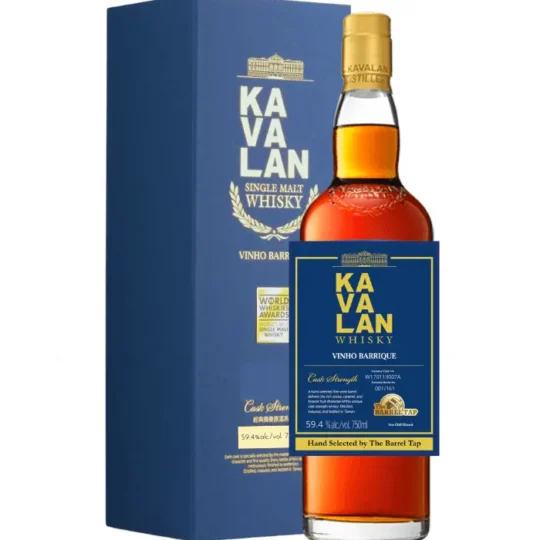 Kavalan Vinho Barrique 'The Barrel Ora Liquors Select' Cask Strength 118.8 Proof Whisky 750mL