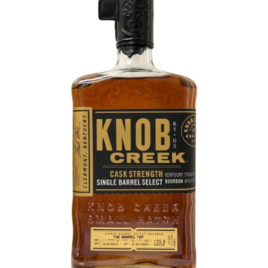 Knob Creek "The Barrel Ora Liquors" 9.5 Year Cask Strength Bourbon Single Barrel Selection 125.9 Proof