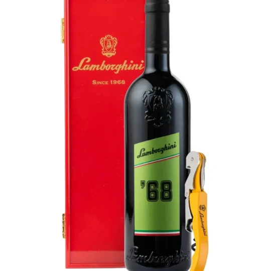 Lamborghini '68 Italia Red Wine with Gift Box & Corkscrew 750mL