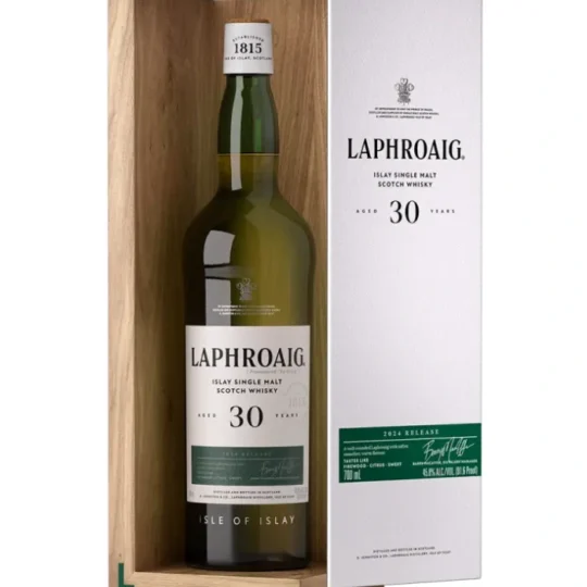 Laphroaig 30 Year Islay Single Malt Scotch Whisky 2024 Release