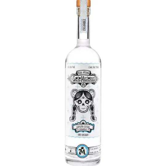 Los Siete Misterios Ensamble Espadin Cuishe Mezcal 750mL