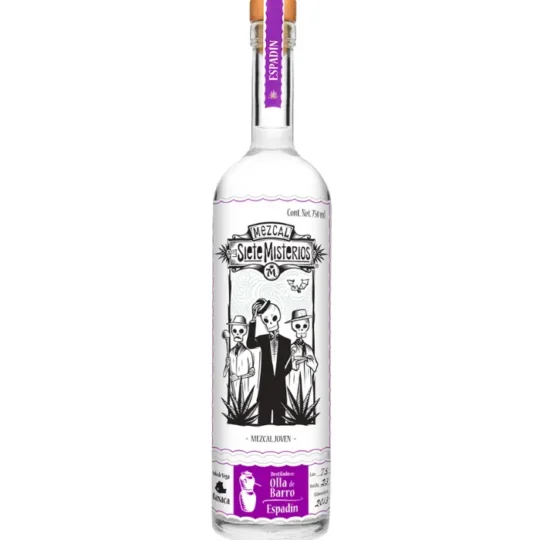 Los Siete Misterios Espadin Olla de Barro Mezcal 750mL