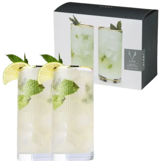 Meridian Crystal Highball Glasses Viski®