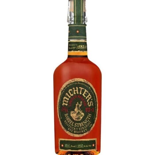 Michter’s US1 Barrel Strength Rye Whiskey 2021 Limited Release