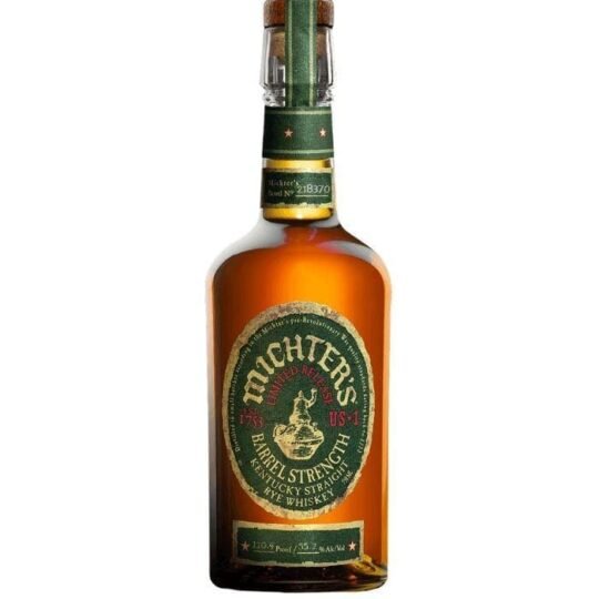 Michter’s US1 Barrel Strength Rye Whiskey 2022 Limited Release