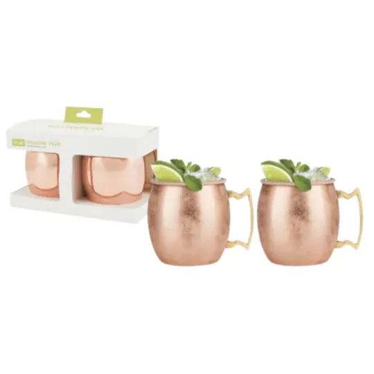 Moscow Mule: Copper Cocktail Mug, 2 Pack, by True