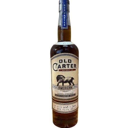 Old Carter Straight American Whiskey 13 Year, Batch 6 2021 Release