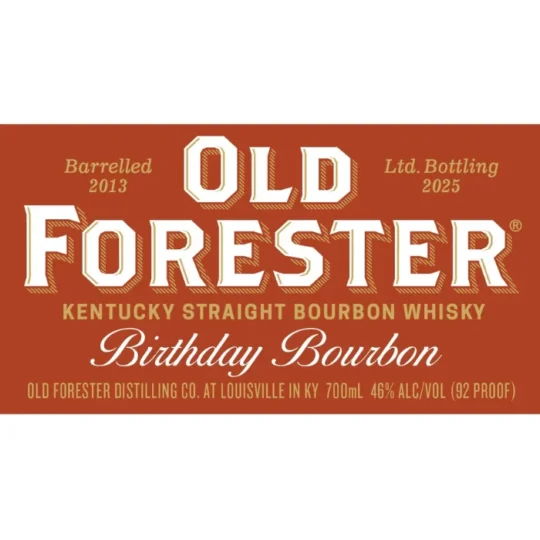 Old Forester 2025 Birthday Bourbon 700mL