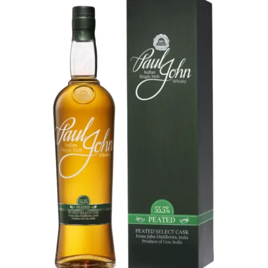 Paul John Peated Select Cask Indian Single Malt Whisky 750mL